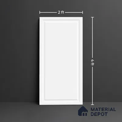 Plain Wall Tile TL 09972 I 4 ft x 2 ft White Vitrified Matte Finish Tile - 9 mm | Ideal for Living Room,Bedroom,Bathroom,Kitchen