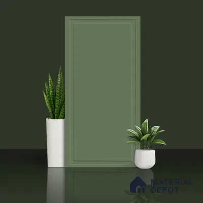 Plain Wall Tile TL 09972 4 ft x 2 ft Green Vitrified Matte Finish Tile - 9 mm | Ideal for Living Room,Bedroom,Bathroom,Kitchen (Sample)