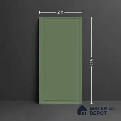 Plain Wall Tile TL 09972 4 ft x 2 ft Green Vitrified Matte Finish Tile - 9 mm | Ideal for Living Room,Bedroom,Bathroom,Kitchen (Sample)