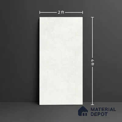 Stone Wall & Floor Tile TL 07613 B Gwalior Mint 4 ft x 2 ft GVT Vitrified Matte Finish - 9 mm | 2 Random Design  Suitable For Living Room, Bedroom, Bathroom (Sample)