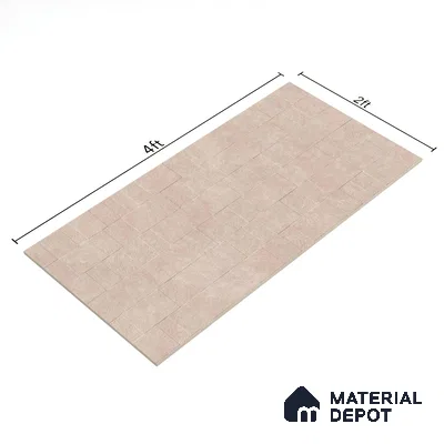 Stone Wall & Floor Tile TL 07613 C Jodhpur Pink 4 ft x 2 ft GVT Vitrified Matte Finish - 9 mm | 2 Random Design  Suitable For Living Room, Bedroom, Bathroom