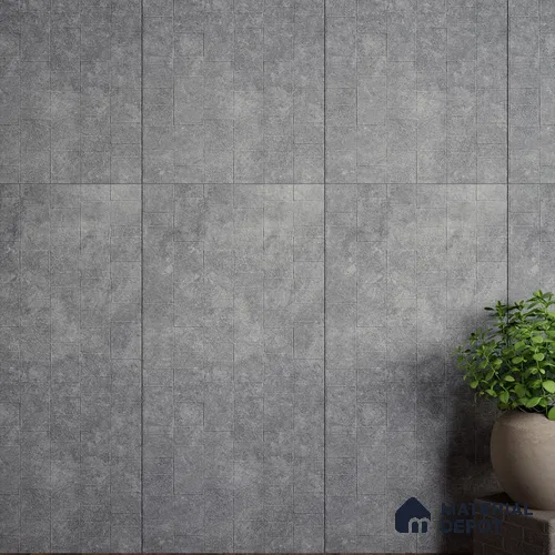 Stone Wall & Floor Tile TL 07613 D Kadappa Black 4 ft x 2 ft GVT Vitrified Matte Finish - 9 mm | 2 Random Design Suitable For Living Room, Bedroom, Bathroom