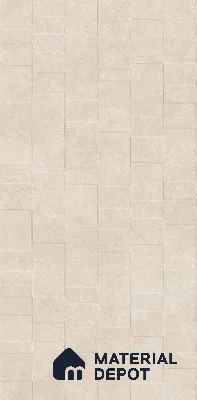 Stone Wall & Floor Tile TL 07613 Austin White 4 ft x 2 ft GVT Vitrified Matte Finish - 9 mm | 2 Random Design  Suitable For Living Room, Bedroom, Bathroom (Sample)