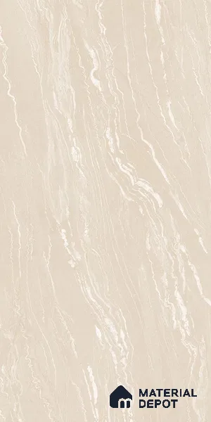 Stone Wall & Floor Tile TL 09954 B 4 ft x 2 ft Beige Vitrified Matte Finish Tile - 9 mm | Ideal for Living Room,Bedroom,Bathroom,Kitchen