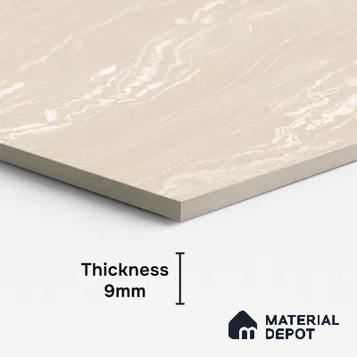 Stone Wall & Floor Tile TL 09954 B 4 ft x 2 ft Beige Vitrified Matte Finish Tile - 9 mm | Ideal for Living Room,Bedroom,Bathroom,Kitchen