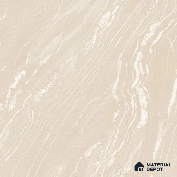 Stone Wall & Floor Tile TL 09954 B 4 ft x 2 ft Beige Vitrified Matte Finish Tile - 9 mm | Ideal for Living Room,Bedroom,Bathroom,Kitchen