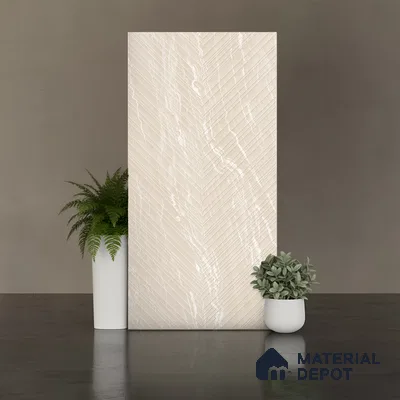 Punch Wall & Floor Tile TL 09954 4 ft x 2 ft Beige Vitrified Matte Finish Tile - 9 mm | Ideal for Living Room,Bedroom,Bathroom,Kitchen