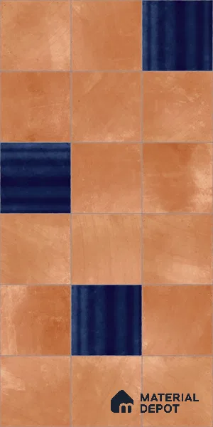 Stone Wall & Floor Tile TL 07474 C Faenza Carmel 4 ft x 2 ft Brown Vitrified Matte Finish Tile - 9 mm | Ideal for Living Room, Bathroom, Kitchen