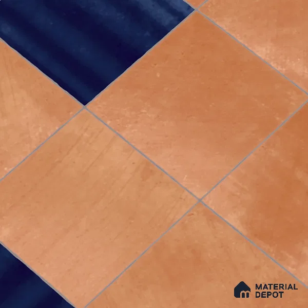 Stone Wall & Floor Tile TL 07474 C Faenza Carmel 4 ft x 2 ft Brown Vitrified Matte Finish Tile - 9 mm | Ideal for Living Room, Bathroom, Kitchen