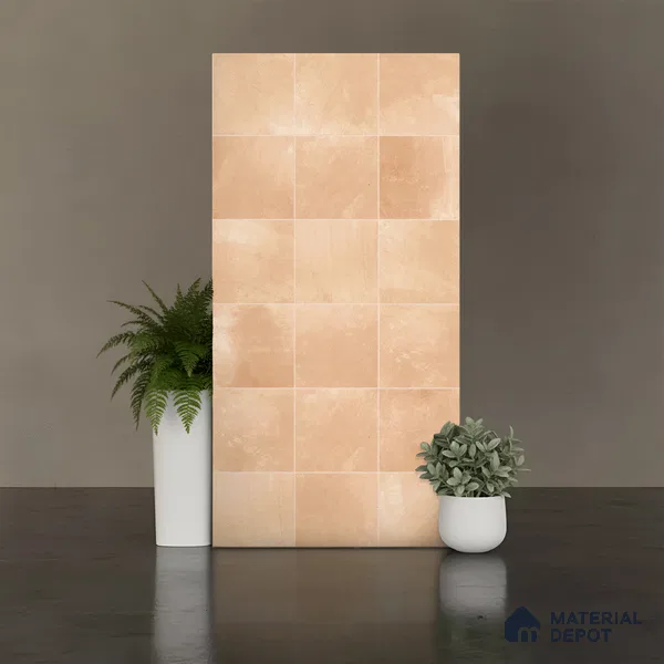 Cement Wall & Floor Tile TL 07474 D Faenza Pergamon Base 4 ft x 2 ft Pergamon Beige Vitrified Matte Finish Plain Tile - 9 mm | Ideal for Living Room, Bathroom, Kitchen