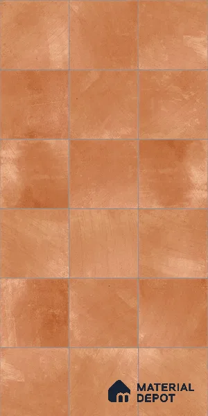 Cement Wall & Floor Tile TL 07474 E Faenza Carmel Base 4 ft x 2 ft Carmel Brown Vitrified Matte Finish Plain Tile - 9 mm | Ideal for Living Room, Bathroom, Kitchen