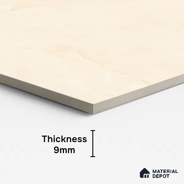 Marble Look Floor & Wall Tile TL 08096 Electro Beige 4 ft x 2 ft Vitrified Matte Finish - 9 mm (Sample)