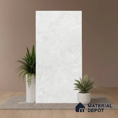 Marble Floor & Wall Tile TL 09926 4 ft x 2 ft Grey Vitrified Matte Finish Tile - 9 mm | Ideal for Living Room,Bedroom,Bathroom,Kitchen