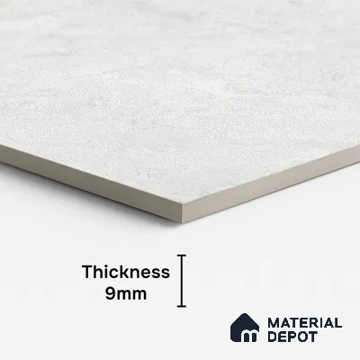 Marble Floor & Wall Tile TL 09926 4 ft x 2 ft Grey Vitrified Matte Finish Tile - 9 mm | Ideal for Living Room,Bedroom,Bathroom,Kitchen