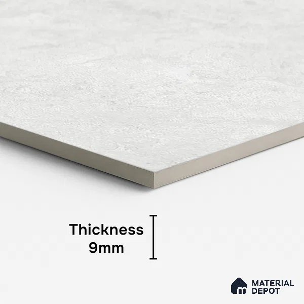 Marble Floor & Wall Tile TL 09926 4 ft x 2 ft Grey Vitrified Matte Finish Tile - 9 mm | Ideal for Living Room,Bedroom,Bathroom,Kitchen