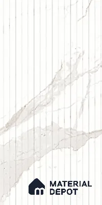 Patterned Look Wall & Floor Tile TL 10147 B Louver Satvario Milano 4 ft x 2 ft Vitrified Matte Finish - 9 mm