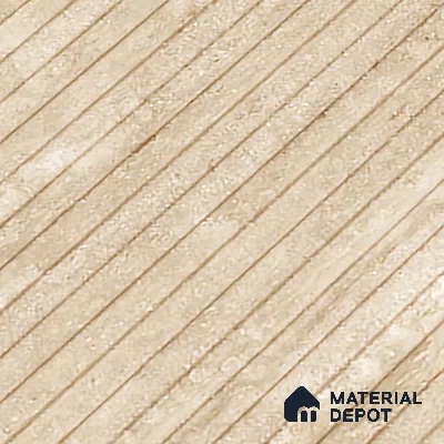 Patterned Look Wall & Floor Tile TL 10147 Louver Travertino Crema 4 ft x 2 ft Vitrified Matte Finish - 9 mm