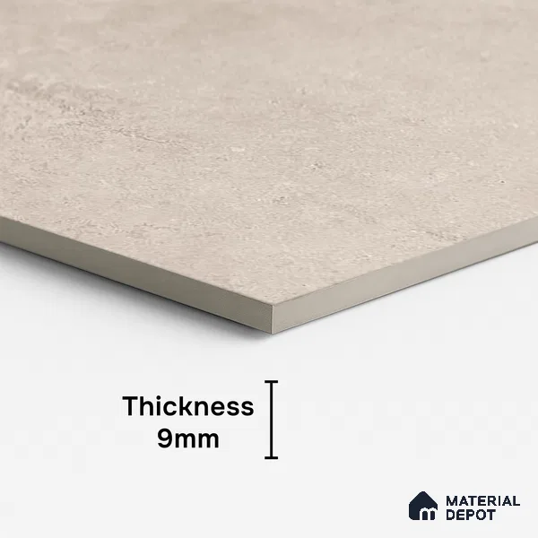 Punch Wall & Floor Tile TL 09942 B 4 ft x 2 ft Beige Vitrified Matte Finish Tile - 9 mm | Ideal for Living Room, Bedroom, Bathroom, Kitchen