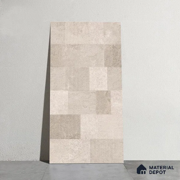 Punch Wall Tile TL 09942 4 ft x 2 ft Beige Vitrified Matte Finish Tile - 9 mm | Ideal for Living Room, Bedroom, Bathroom, Kitchen
