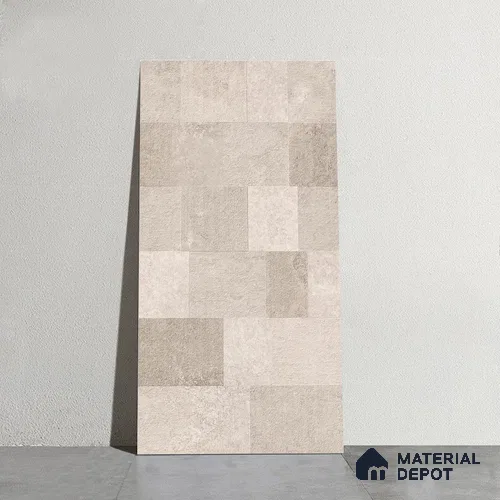 Punch Wall Tile TL 09942 4 ft x 2 ft Beige Vitrified Matte Finish Tile - 9 mm | Ideal for Living Room, Bedroom, Bathroom, Kitchen