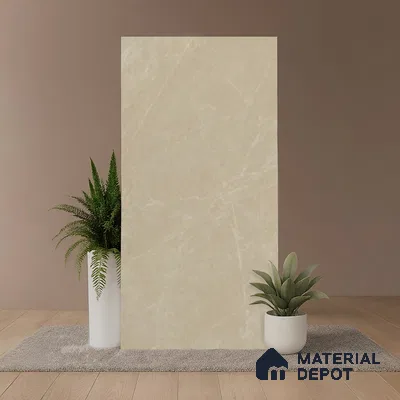 Punch Look Floor & Wall Tile TL 08108 Moonstone Bianco 4 ft x 2 ft Vitrified Matte Finish - 9 mm | Random 4