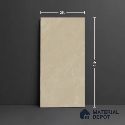 Punch Look Floor & Wall Tile TL 08108 Moonstone Bianco 4 ft x 2 ft Vitrified Matte Finish - 9 mm | Random 4