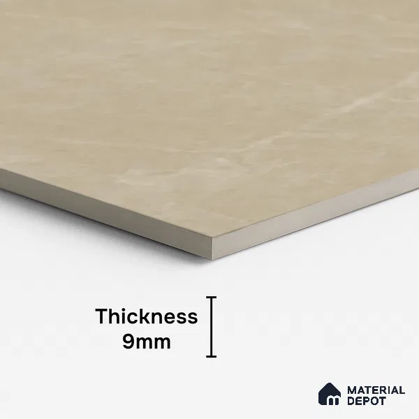Punch Look Floor & Wall Tile TL 08108 Moonstone Bianco 4 ft x 2 ft Vitrified Matte Finish - 9 mm | Random 4