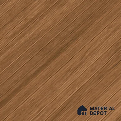 Wood Look Wall & Floor Tile TL 10146 B Louver Teak 4 ft x 2 ft Vitrified Matte Finish - 9 mm
