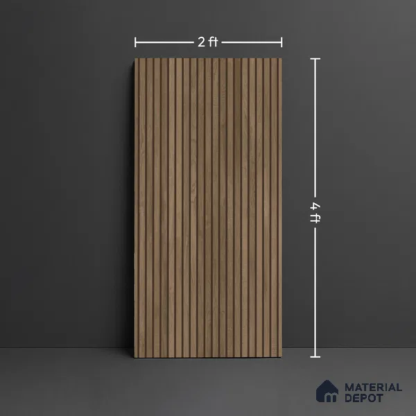 Punch Wall Tile TL 09953 4 ft x 2 ft Brown Vitrified Matte Finish Tile - 9 mm | Ideal for Living Room, Bedroom, Bathroom, Kitchen