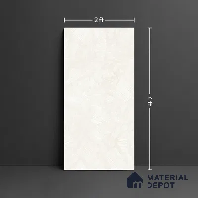 Patterned Look Wall Tile TL 08118 C SG Portugal Beige Decor 02 Endless 4 ft x 2 ft Vitrified Matte Finish - 9 mm