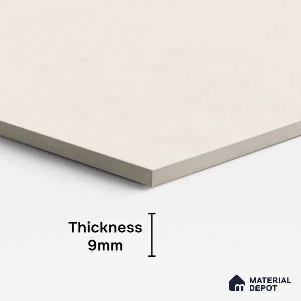 Plain Look Floor & Wall Tile TL 08118 S Portugal Beige 4 ft x 2 ft Vitrified Matte Finish - 9 mm | Random 6