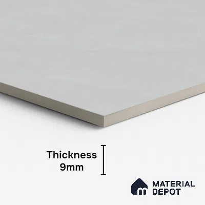 Plain Look Floor & Wall Tile TL 08120 S Ontario Grey 4 ft x 2 ft Vitrified Matte Finish - 9 mm | Random 6