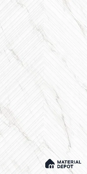 Punch Wall & Floor Tile TL 09955 4 ft x 2 ft White Vitrified Matte Finish Tile - 9 mm | Ideal for Living Room,Bedroom,Bathroom,Kitchen