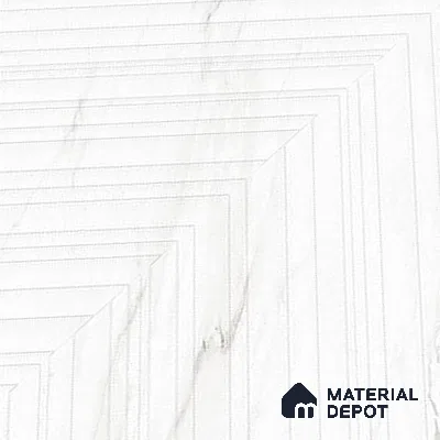 Punch Wall & Floor Tile TL 09955 4 ft x 2 ft White Vitrified Matte Finish Tile - 9 mm | Ideal for Living Room,Bedroom,Bathroom,Kitchen