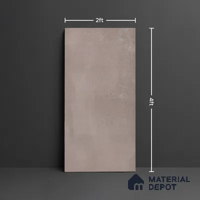 Stone Look Floor & Wall Tile TL 08126 Riviera Brown 4 ft x 2 ft Vitrified Matte Finish - 9 mm | Random 12