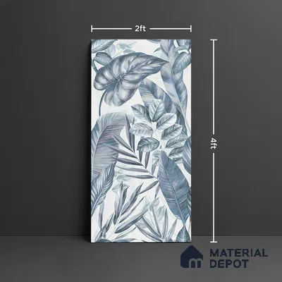 Tropical Wall Tile TL 08103 B Syria Sky Decor Endless 4 ft x 2 ft Vitrified Matte Finish - 9 mm | Random 4