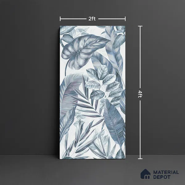 Tropical Wall Tile TL 08103 B Syria Sky Decor Endless 4 ft x 2 ft Vitrified Matte Finish - 9 mm | Random 4