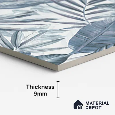 Tropical Wall Tile TL 08103 B Syria Sky Decor Endless 4 ft x 2 ft Vitrified Matte Finish - 9 mm | Random 4