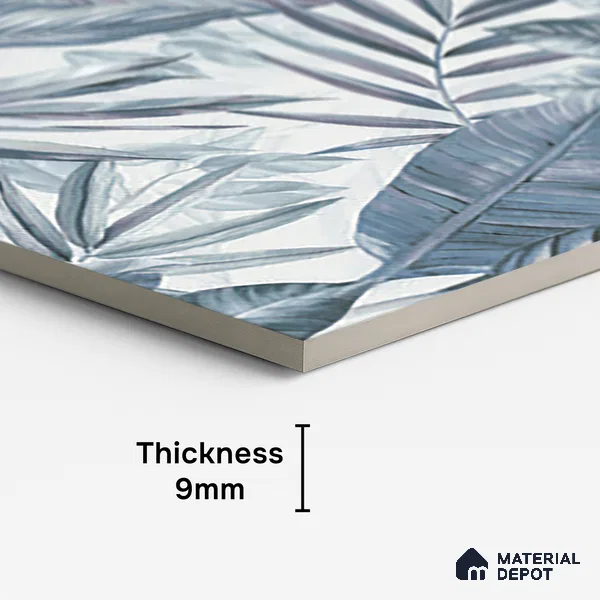 Tropical Wall Tile TL 08103 B Syria Sky Decor Endless 4 ft x 2 ft Vitrified Matte Finish - 9 mm | Random 4
