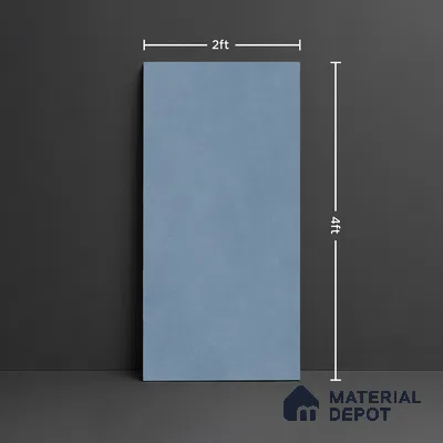 Plain Look Floor & Wall Tile TL 08103 Syria Sky 4 ft x 2 ft Vitrified Matte Finish - 9 mm | Random 8