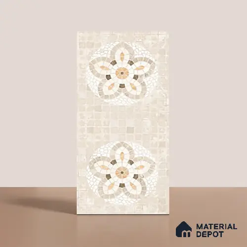 Highlighter Wall Tile TL 09977 B 4 ft x 2 ft Beige Vitrified Matte Finish Tile - 9 mm | Ideal for Living Room,Bedroom,Bathroom,Kitchen