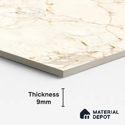 Marble Look Wall & Floor Tile TL 10326 Gloster Beige 4 ft x 2 ft Vitrified Matte Finish - 9 mm