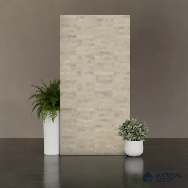 Punch Wall & Floor Tile TL 09937 4 ft x 2 ft Beige Vitrified Matte Finish Tile - 9 mm | Ideal for Living Room, Bedroom, Bathroom, Kitchen