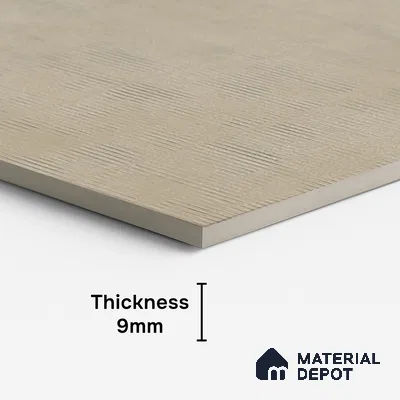 Punch Wall & Floor Tile TL 09937 4 ft x 2 ft Beige Vitrified Matte Finish Tile - 9 mm | Ideal for Living Room, Bedroom, Bathroom, Kitchen