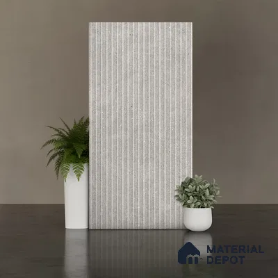 Punch Wall Tile TL 09934 4 ft x 2 ft Grey Vitrified Matte Finish Tile - 9 mm | Ideal for Living Room,Bedroom,Bathroom,Kitchen