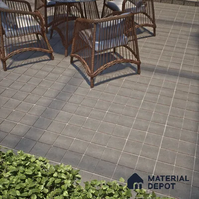 Cement Look  Tile TL 07549 B Osco Gris 7.87 inch x 7.87 inch Vitrified Matte Finish - 18 mm  | 9 Random Design | 2 mm Spacer is Mandatory (Sample)