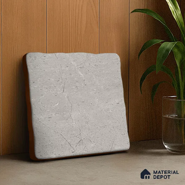 Cement Look  Tile TL 07549 B Osco Gris 7.87 inch x 7.87 inch Vitrified Matte Finish - 18 mm  | 9 Random Design | 2 mm Spacer is Mandatory (Sample)