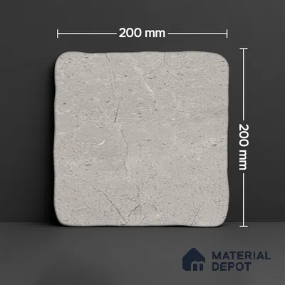Cement Look  Tile TL 07549 B Osco Gris 7.87 inch x 7.87 inch Vitrified Matte Finish - 18 mm  | 9 Random Design | 2 mm Spacer is Mandatory (Sample)