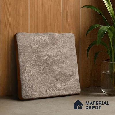 Stone Look  Tile TL 07549 C Osco Natural 7.87 inch x 7.87 inch Vitrified Matte Finish - 18 mm  | 9 Random Design | 2 mm Spacer is Mandatory (Sample)