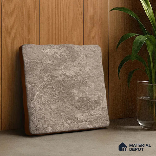 Stone Look  Tile TL 07549 C Osco Natural 7.87 inch x 7.87 inch Vitrified Matte Finish - 18 mm  | 9 Random Design | 2 mm Spacer is Mandatory (Sample)